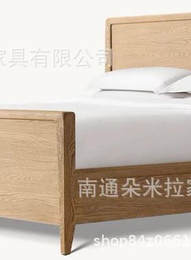 RH美式高端木床高端设210110-1计华现代法式实实木豪床