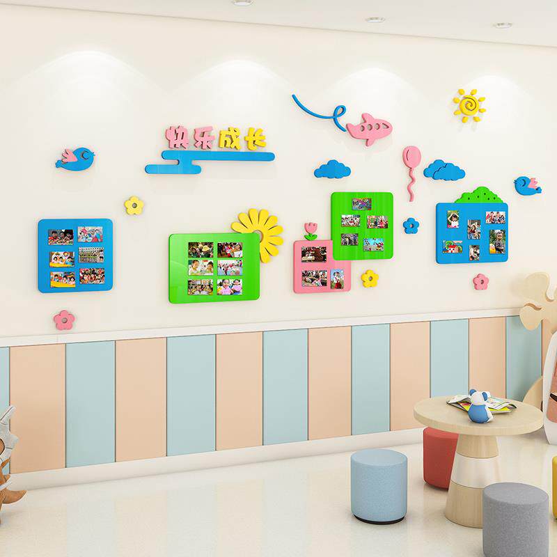 WBF765S6TJZ7幼面儿园楼梯墙装饰教室道楼环创学布置生作品展示照