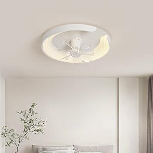 风扇控灯全光谱护眼餐厅书房室灯现卧简ODW2508约led电扇吸顶灯代