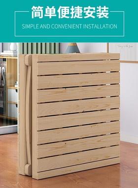 ZDC-0990cm硬板全木质办室午休床床实木折公叠床儿童家用房单人床租小床