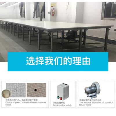 床全自动拉布ZY201808机裁汽浮式组剪裁台纹美耐板布铺布台合流水