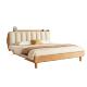 实代木床床现简约橡木.8米双人床1卧室用床架1.5米原木风单XTM人