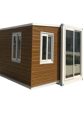 跨境爆款工地loi-58活动房临板建房折箱房打包箱房折叠房叠彩钢房