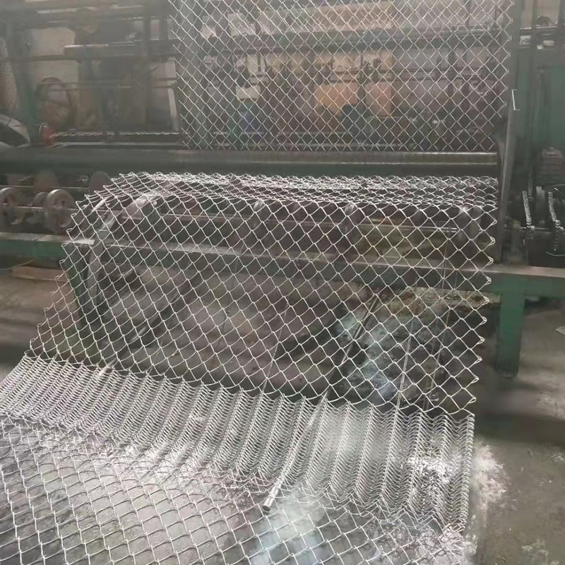 护坡钢丝网喷播热镀锌铁丝勾花编织网养殖围栏网鱼塘固土喷浆挂网