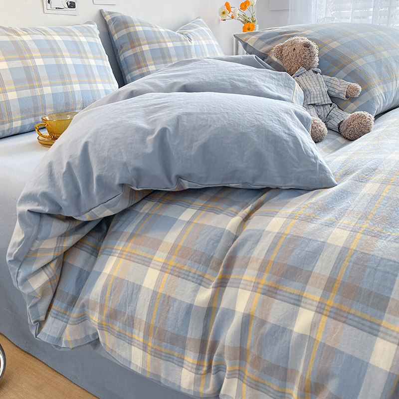 纯棉被套单件100全棉双人被罩儿童学生宿舍单人被单套150x200x230,床上用品,被套,淘宝优惠券,粉丝福利购,淘宝优惠卷