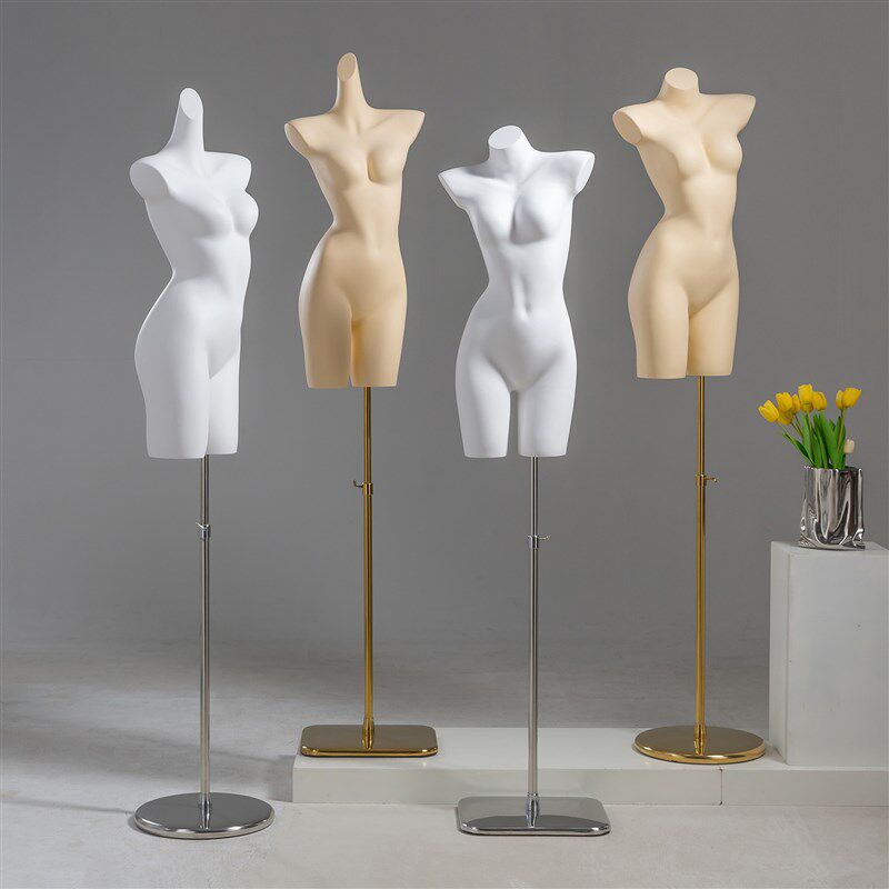 内衣模特展示架男女半身聚拢文胸内裤模特架假S人体模型道具胸模