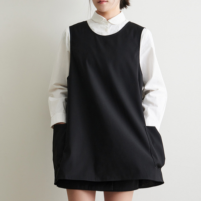 幼教围裙定制logo画画美容院美甲花店烘焙超市餐饮厨房罩衣工作服