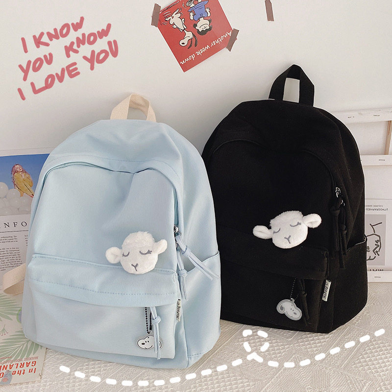 NFU森系小清新纯色双肩包小包女背包女双肩简约百搭书包女大学生,箱包皮具/热销女包/男包,双肩背包,淘宝优惠券,粉丝福利购,淘宝优惠卷