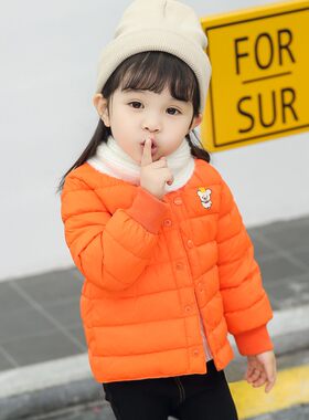 秋冬儿童新款童装羽绒棉服内胆中小童男女童棉袄短款宝宝外套反季