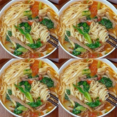 【低价冲量】山西手擀面桶装非油炸大桶装方便面牛肉面免煮食冲泡