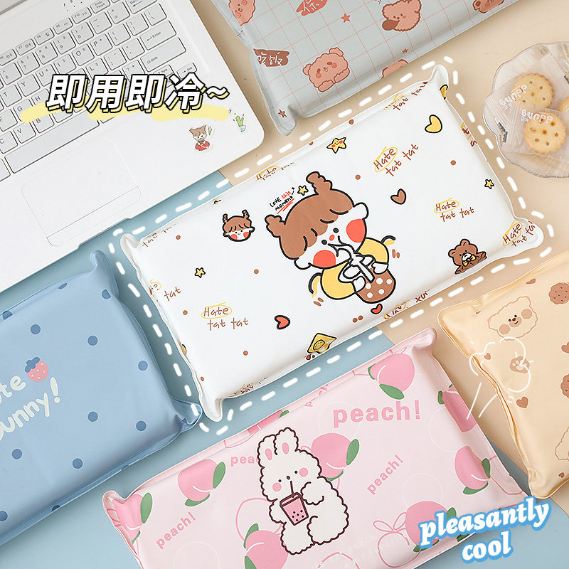 夏天降温冰枕学生夏季宿舍冰垫水垫笔记本散热免注水枕头冰凉垫子