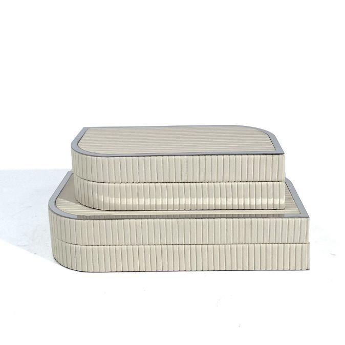 新品简约轻奢首饰收纳盒样板房客厅卧室梳妆台装饰品摆件厂家直销