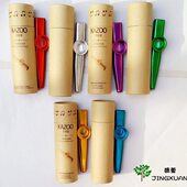 金属卡祖笛吉他尤克里里伴奏乐器圆筒挂脖绳kazoo笛子送专用笛膜