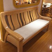 三人位纯实木冬夏二用210 榉木中式 简易现代家具 榉木组合沙发