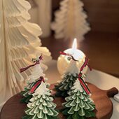 罗叶树香薰蜡烛生日圣诞礼物卧室摆件香氛 Christmas Merry