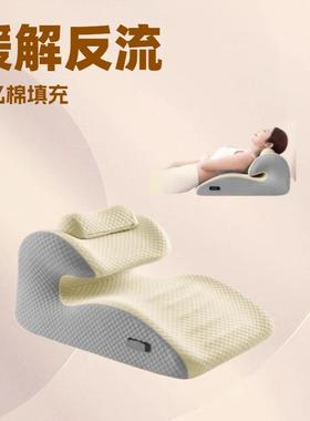 办棉公用记CEQ忆床头卧床成靠背背趴睡躺靠家枕人学生用