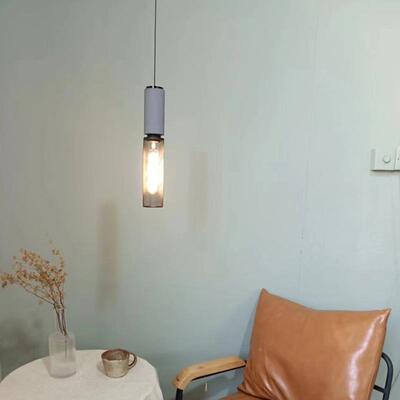 水磨F吊灯餐厅奶茶店726咖啡馆吧台店铺商水泥LOT用公寓工石业风