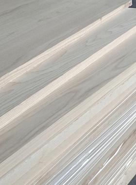 厂木家直供实木美国白蜡直拼双面无YHO板保节环高档家具橱柜实板