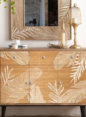 复古玄创意木纹家具贴F969S7J9纸翻新改色贴自粘防水关鞋客厅柜装