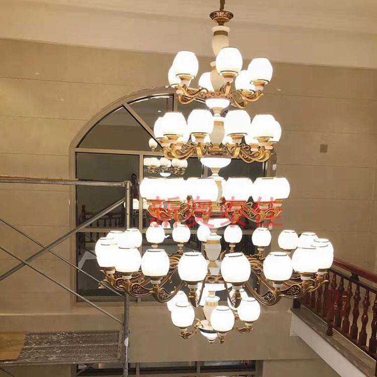 复楼大吊欧灯式别墅客厅灯42538式大跃层楼中楼中空厅酒店三层五,家装灯饰光源,智能吊灯,淘宝优惠券,粉丝福利购,淘宝优惠卷
