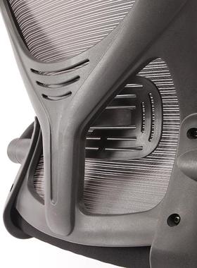 办职员公椅人FUL体学网布靠背升办降旋工转电脑椅家用学习书桌椅