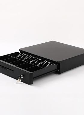 40钱5五格收D银箱金属市钱箱48265收银超奶茶收独立抽屉式钱柜带