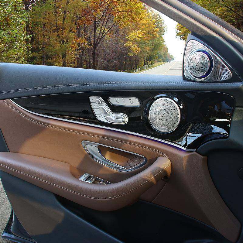 奔驰新E级3E300L碳033纤维饰改装车门面板装饰贴新e2020le0l贴内