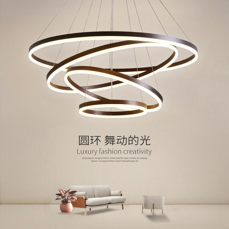 现代DD-151约室led客厅吊灯简圆形北欧餐厅创个性卧灯具意灯饰网