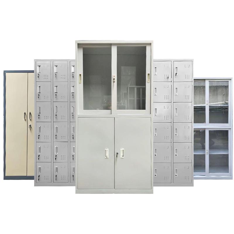 加学校折厚皮装更衣柜六25门铁储物物柜存包鞋柜员工宿舍储铁柜厂