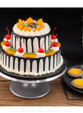 1Bakin焙g悦0寸12寸14寸铝合金花裱BJ-ZT01花转台蛋糕转盘陶艺铸