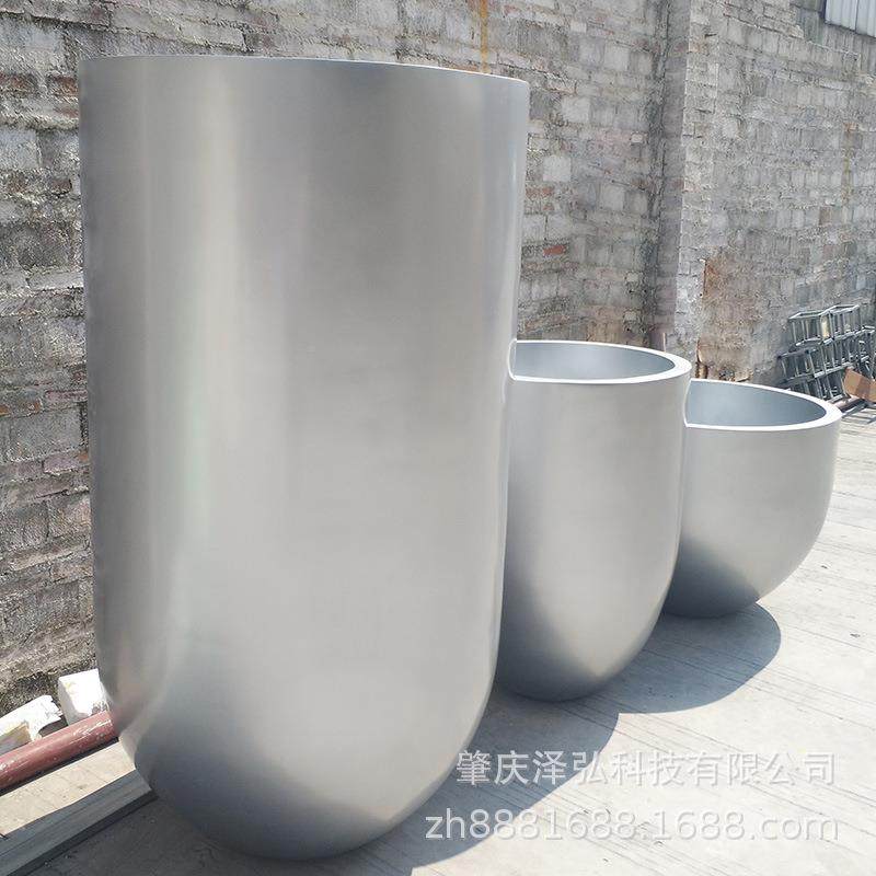 玻璃钢圆形银zh-001色创意花缸种组植合酒店大堂简约落地艺术花盆,家居饰品,花盆,淘宝优惠券,粉丝福利购,淘宝优惠卷
