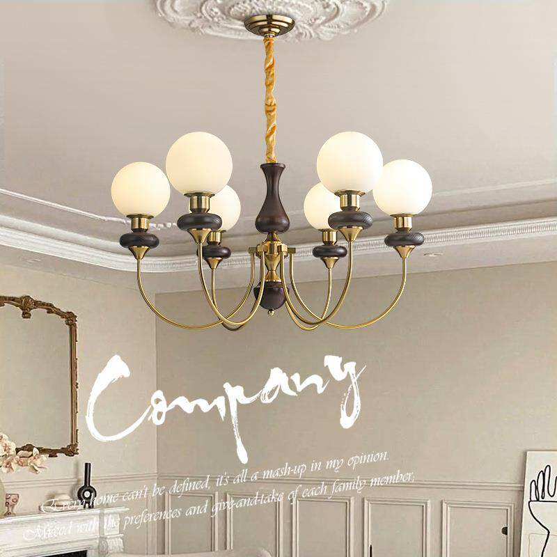 式复古风灯法客厅主灯魔豆室1075美式卧灯具餐厅吊灯