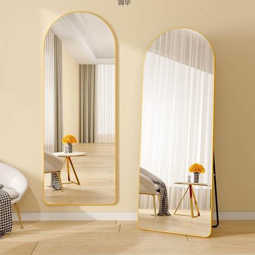 穿网红身镜家用落卧地镜大室少女衣镜服见详情装店镜子显高立体试