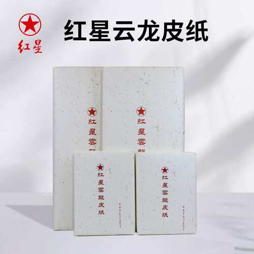 红星 云龙皮纸书画纸四尺加厚手工纸书法练习创作用专用纸