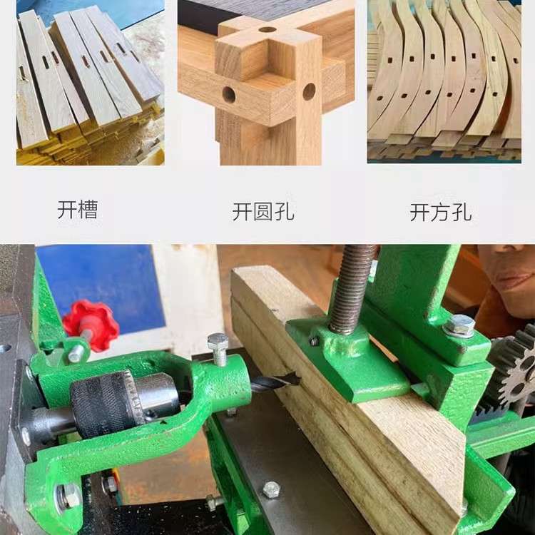 多功能木工刨床大功率三合一木工台刨压刨机断木平刨打方孔一体机