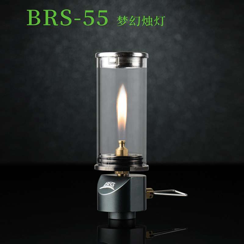 BRS-55无灯芯烛灯户外野营灯照明玻璃罩汽灯小巧浪漫烛灯