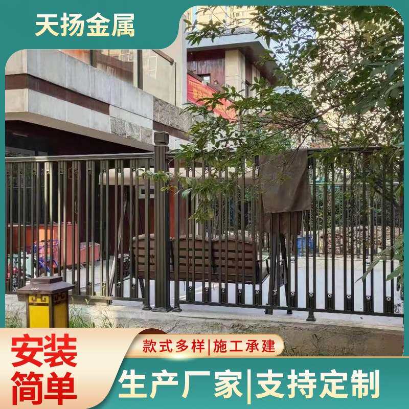 铝艺大门厂家庭院别墅大门农村自建房铸铝门小区平开门铝合金大门