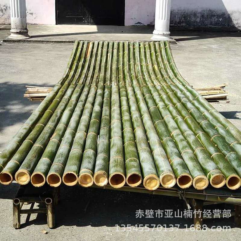 游玩竹筏2米宽5米长竹排 旅游观光漂流游玩水上竹筏 浮动桥观光船