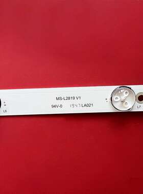 12条*65寸SKYTECH ST-6550US灯条MS-L2819 V1 7灯电视背光铝基板