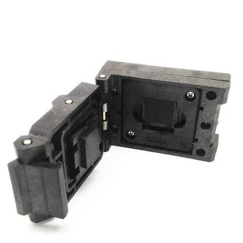 HMILU厂家现货EMCP221翻盖弹片老化座0.5mm芯片读写 BGA221编程座