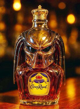跨境新品 Predator Limited Whiskey Bottle 铁血战士高颜值酒瓶