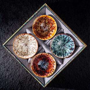 玩物尚置高档窑变茶杯套装家用陶瓷主人杯个人专用敦煌文创建茶盏