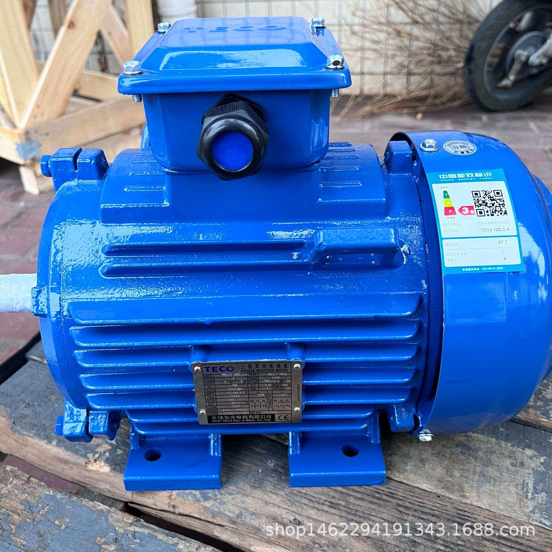 TECO东元电机TEV3100L2-4 AEEV3NQ  3KW 4P