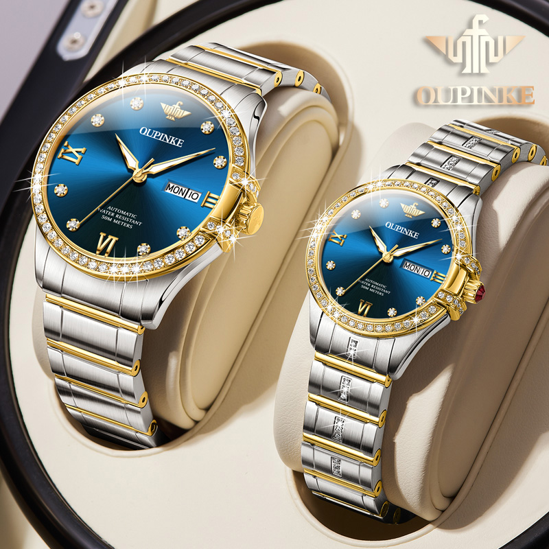 【瑞士手表】官方认证情侣机械表