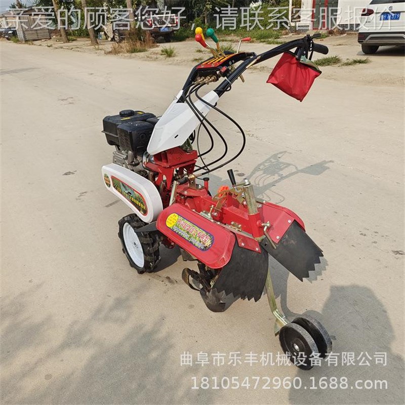 大葱种植开沟培土机 自走式培土起垄机 小型田园管理机