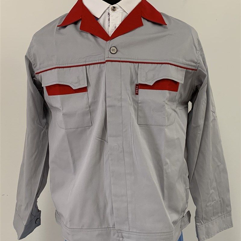 灰色夏季工作服 长袖夏季工装 上衣劳保服工厂车间厂服工程服男女,男装,工装制服,淘宝优惠券,粉丝福利购,淘宝优惠卷