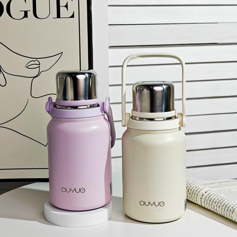 简约316不锈钢大容量保温杯男女学生户外运动便携高颜值保冷水壶
