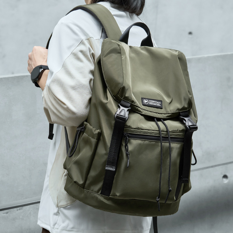 潮流休闲双肩包男士背包大容量旅行包多功能大学生书包电脑包男包