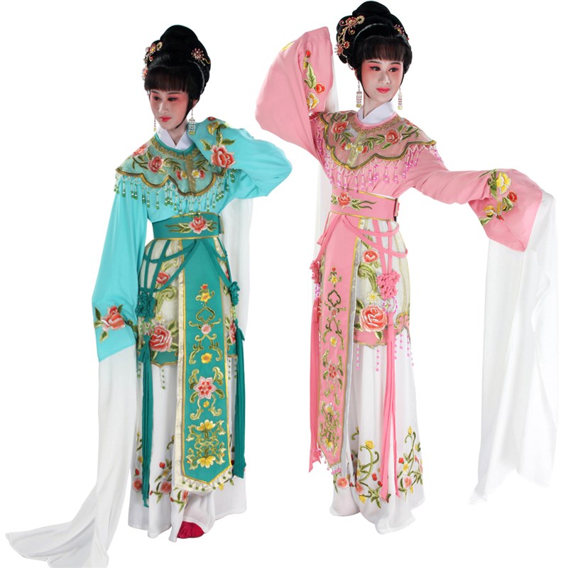 花旦衣新款西厢记崔莺莺黄越剧黄梅戏演出戏曲服装七仙女古装793