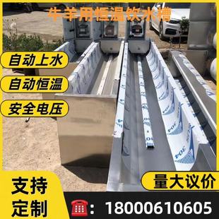 恒温饮水槽电加热水槽水槽不锈钢牛羊喝水槽子养殖场厂家供应定制